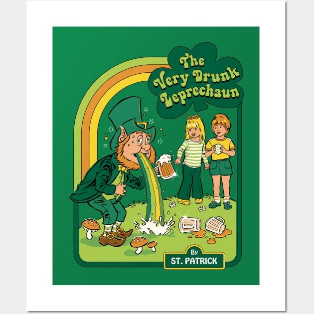 The Very Drunk Leprechaun Wall Art by Steven Rhodes